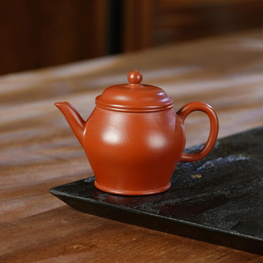 蔡志君/原矿大红袍朱泥宜兴紫砂茶壶紫砂壶功夫茶泡茶壶朱泥紫砂茶具 商品图8
