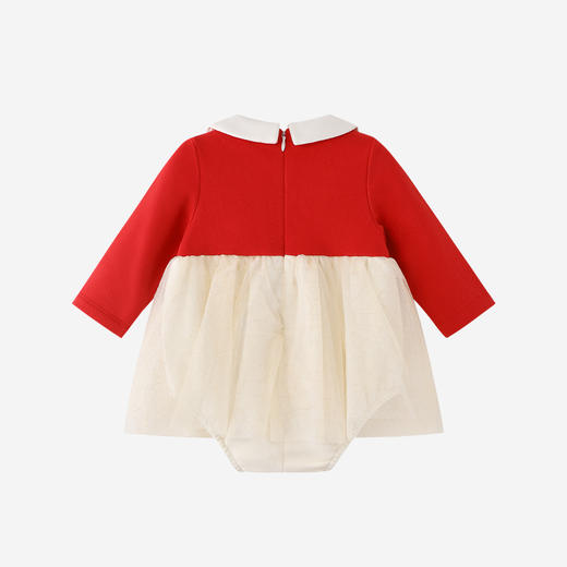 【轻盈网纱】英氏婴幼儿分体套装女宝可爱纱裙蛤套春秋长袖假两件上衣洋气时髦 商品图8