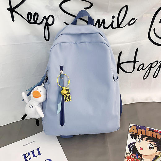 新款书包女夏大学生补课包简约轻便学生包男背包双肩包中小学生开学书包 商品图1