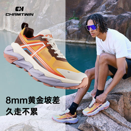 Chamtwin户外运动鞋男款专业越野缓震耐磨徒步防滑低帮防滑登山鞋CHX953031 商品图3
