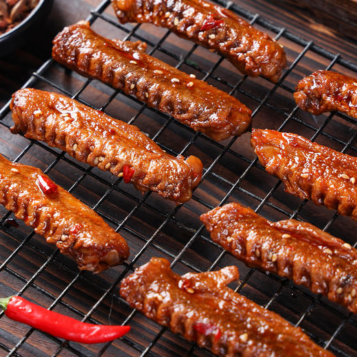 【粉丝专属❗️魔鬼辣鸭翅中】魔鬼辣爆鸭翅，58天短保新鲜，肉厚个大，熟食下酒菜香辣解馋追剧零食L-d 商品图2