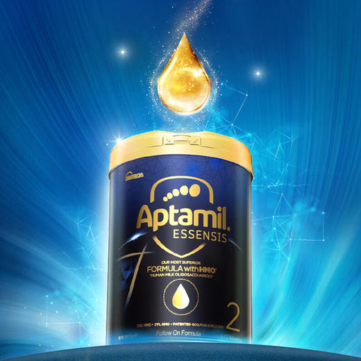 APTAMIL/爱他美 ESSENSIS奇迹蓝罐HMO较大婴儿配方奶粉 二段 6-12月 900g 商品图3