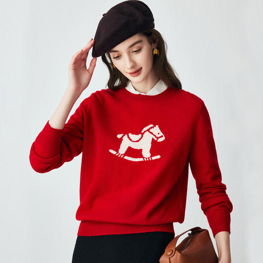 PALUOPO/PL圆领女衫ET255056R/约重208g帕罗 商品图6