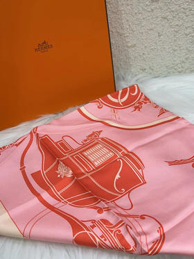 爱马仕 藏书章 丝巾