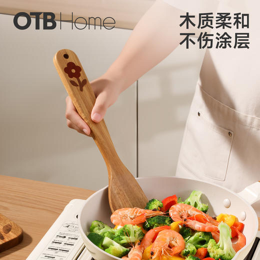 OTB花间系列相思木木锅铲/汤勺 不粘锅可用 商品图3