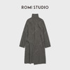 ROMI STUDIO“松弛有度”羊毛混纺中古长款廓形毛织大衣 RWCWWT6647 商品缩略图1
