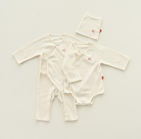 【5F】FIRSTFLAG小红旗小蝴蝶绣花弹力新生礼盒