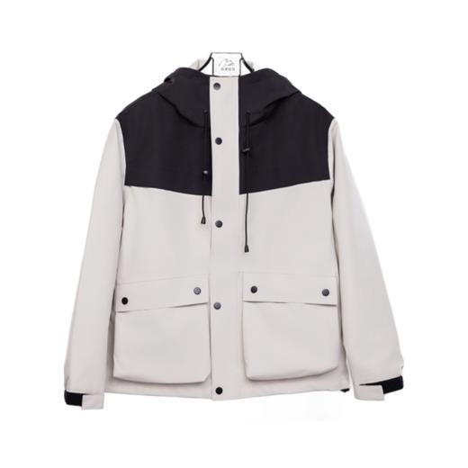 LeWalk  美式连帽冲锋衣情侣男女同款工装冲锋衣 商品图1