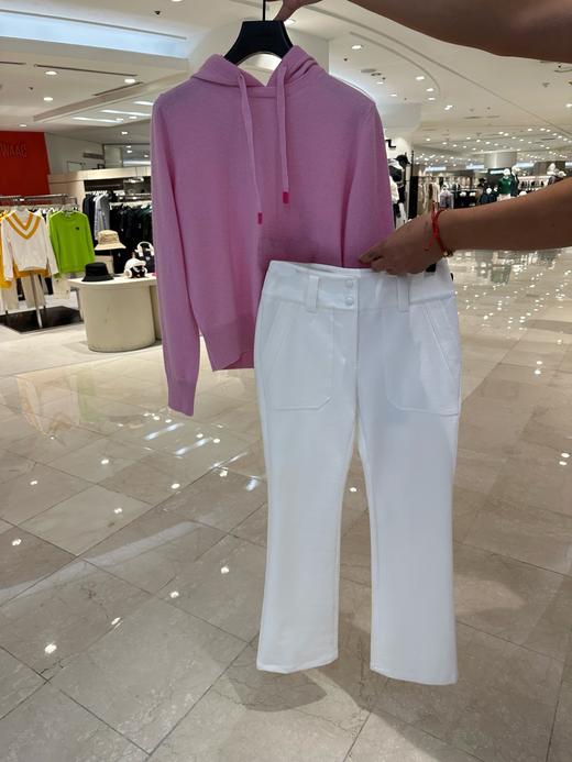 G家新款女士微喇长裤来了！渠道订单高品质❗️完美单品，店内爆款💥！微喇版型巨藏肉显腿长，垂直挺括不易变形起皱，细节足够大气线条感流畅，面料略厚不加绒，春秋冬均可穿着，防风保暖不臃肿！ 商品图0