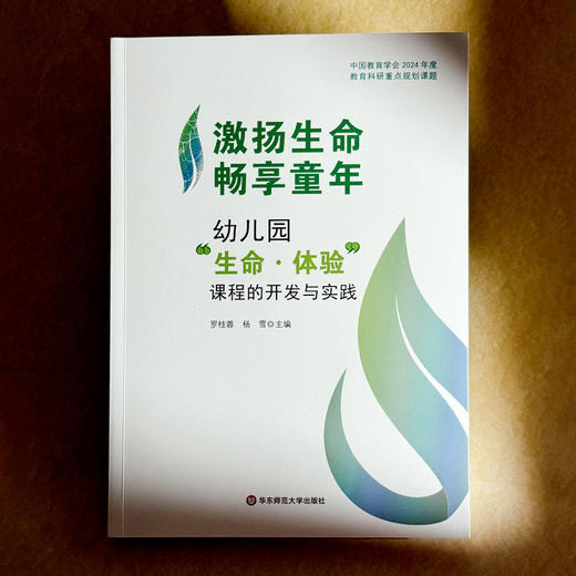 激扬生命 畅享童年 幼儿园“生命·体验”课程的开发与实践 商品图1