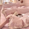【YW】无忧购2026新款小清新云朵棉四件套A类仿棉云感纱花边小布袋（截单后3-5天开始发货) 商品缩略图1