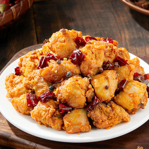 【粉丝专属❗川香辣子鸡200g/袋】甄选品质原料制作，骨头满足馋嘴享受，酥香爽脆麻辣鲜香方便速食，美味解馋小零食冷冻食品L-d 商品图1