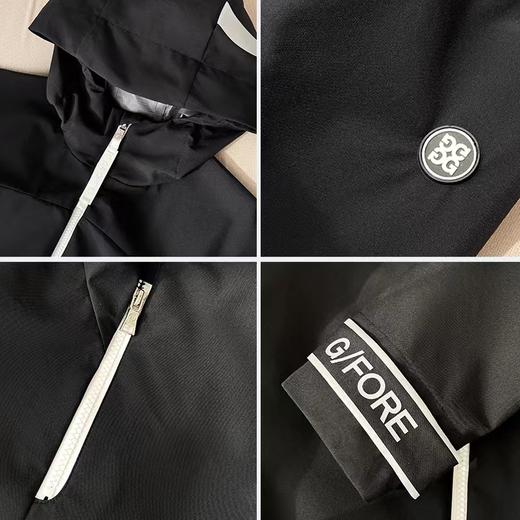 G家春季新款女士短款带帽防风外套来了！韩国客供原辅面料，出口精品订单❗️春天来临，风雨季必备外套，挡风防小雨，致密耐穿，挺括有型，内里透气不闷，也能起到防风御寒效果，耐穿洗不易变形，让人很哇塞的设计！ 商品图2