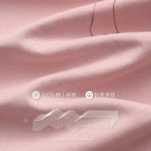 芬腾【带胸垫】防凸点新款女士睡衣春夏季纯棉短袖长裤家居服套装 商品图1