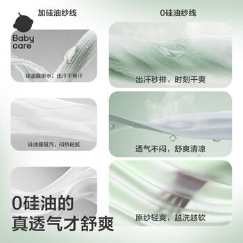 babycare婴儿春夏分腿睡袋清爽吸湿透气长袖4层HappyPuppy80码-75-85cm 商品图1