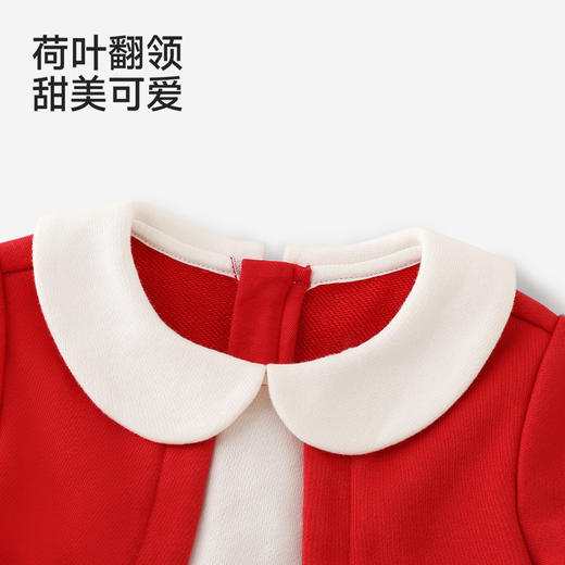 【轻盈网纱】英氏婴幼儿分体套装女宝可爱纱裙蛤套春秋长袖假两件上衣洋气时髦 商品图4