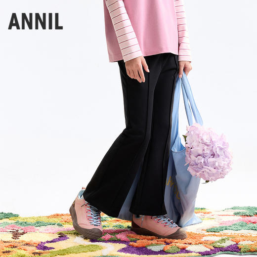 女童全腰针织单裤春季新款安奈儿童装EG616692 商品图2