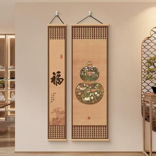 新中式玄关画入户正对门寓意好过道走廊挂画靠山图宋代美学装饰画 商品图4