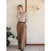牧衣游原创 棉麻净色裤子新款宽松通勤古朴百搭休闲长裤 鼓笛令 商品缩略图1