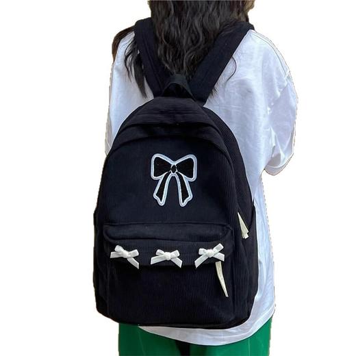 日系ins书包女生高颜值大学生简约小众百搭背包女韩系高中双肩包 商品图3