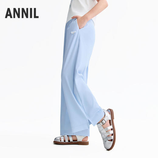 女童全腰针织单裤夏季新款安奈儿童装EG626581 商品图0