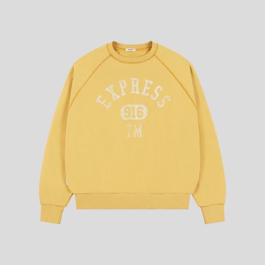 GOODBAI 916 EXPRESS 复古休闲宽松字母圆领毛圈卫衣 商品图2