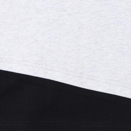 26013SDSA男装2026新款高贵轻奢潮牌简约拼接撞色半纽扣翻领长袖T恤 商品图4