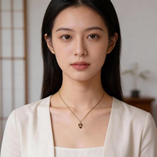 天然芽庄白奇楠包金吊坠 沉水级 SP12404 商品图1