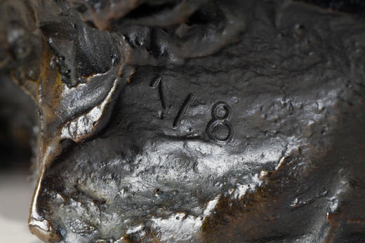 独角鹿西洋古董19世纪法国雕塑家卡米耶·克洛岱尔限量青铜雕塑作品《华尔兹》 商品图13