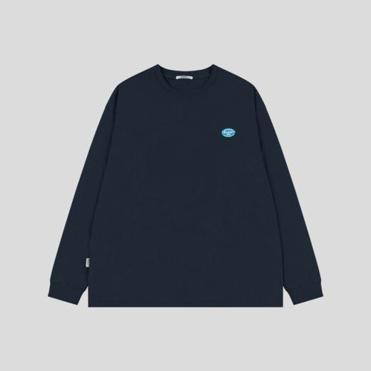 GOODBAI 916 EXPRESS 纯色简约休闲字母印花长袖T恤 商品图3