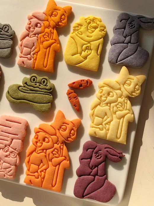 【拼图饼干】边吃边玩疯狂动物城拼图果蔬饼干礼盒 商品图2