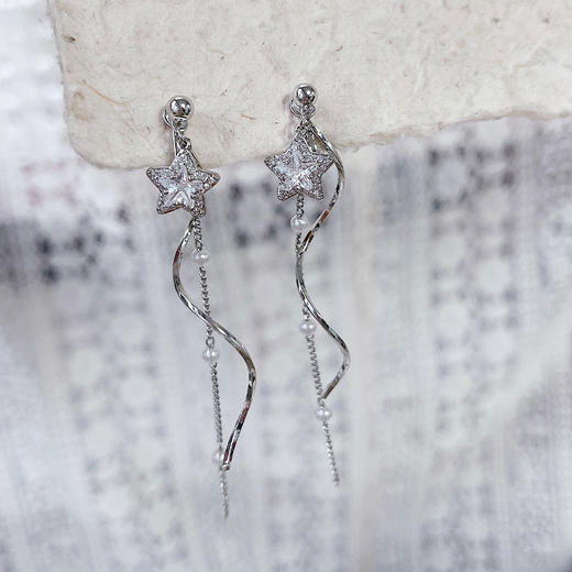 简约星星耳夹耳饰-纪念日百货门店同款169246129 商品图2