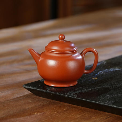 蔡志君/原矿大红袍朱泥宜兴紫砂茶壶紫砂壶功夫茶泡茶壶朱泥紫砂茶具 商品图14