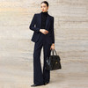 IWY/藏青色西装套装女新款商务阔腿裤两件套职场面试正装CP2761 商品缩略图2