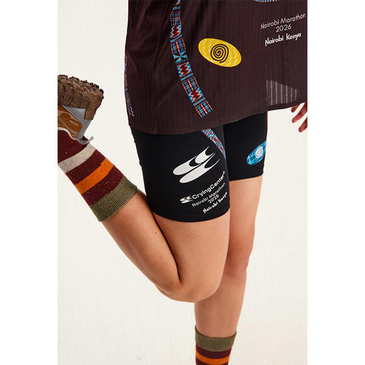 CryingCenter 非洲马拉松跑步跑步短裤 哭喊中心 商品图1
