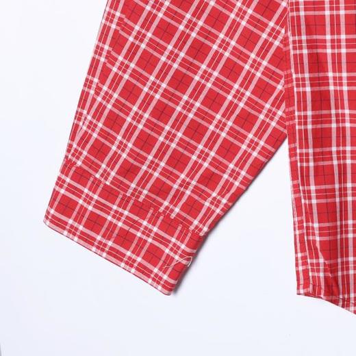 2209SDSA男装2026新款高贵轻奢美式复古撞色格纹格子长袖衬衫百搭衬衣 商品图4