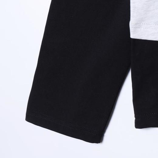 26013SDSA男装2026新款高贵轻奢潮牌简约拼接撞色半纽扣翻领长袖T恤 商品图3