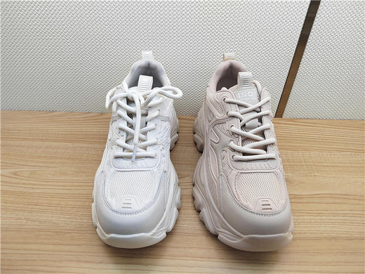 2024豪行春季新款24182206运动休闲中跟女单鞋网鞋专柜正品老爹鞋 商品图1