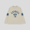 GOODBAI 916 EXPRESS 复古时尚休闲字母印花长袖T恤 商品缩略图1