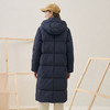 谜底中长款羽绒服女2025秋冬款时尚连帽宽松鸭绒面包服257MY8808 商品缩略图2