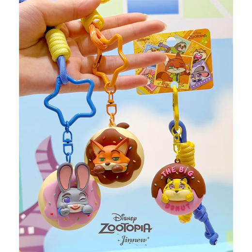 疯狂动物城甜甜圈挂件钥匙扣-纪念日百货门店同款169649155 商品图0