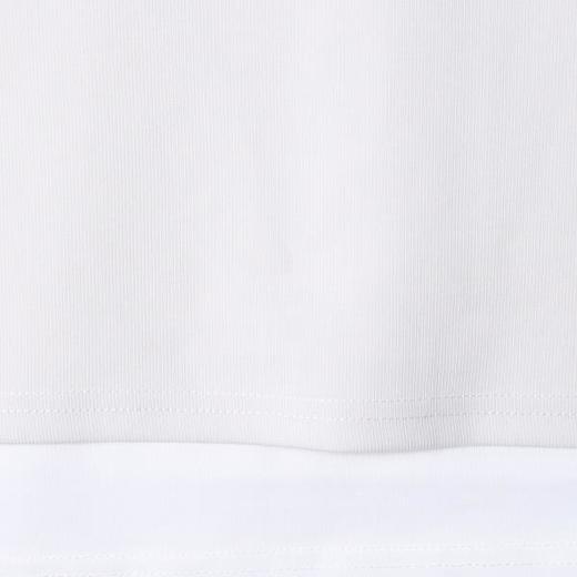 SDSA男装2026新款轻奢韩版简约撞色拼接假两件圆领长袖T恤百搭 商品图2