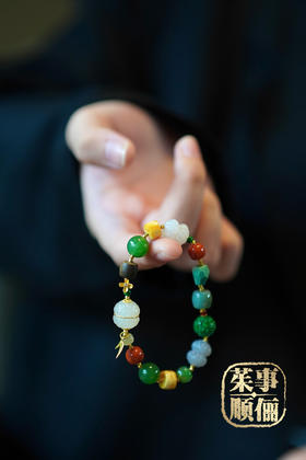 【茱事顺俪】18k黄金多宝手链