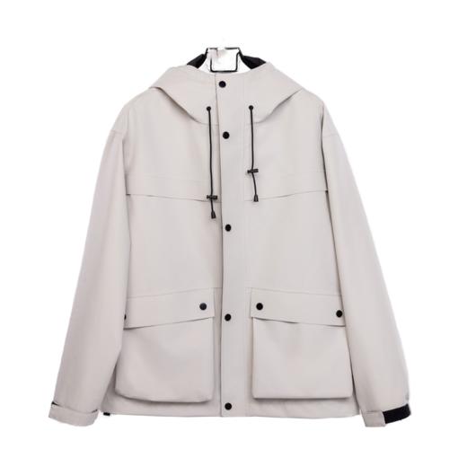 LeWalk  美式连帽冲锋衣情侣男女同款工装冲锋衣 商品图3