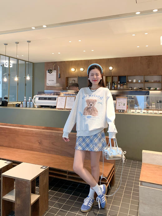 <曾小咸推荐>2.20现货秒杀 ！微信超特价！可爱小熊印花卫衣 日常149.99 立减70 秒杀79.99！！ 商品图7