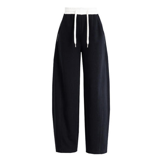 「高货xg」全新升级【铂金会员201/天猫269/差价68】(40914)洛诗琳亲款休闲运动裤2026春季新款宽松显瘦抽绳弯刀裤 商品图4