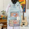 日系二次元漫展书包女学生大容量双肩包透明吧唧谷子扎板痛包娃包 商品缩略图3