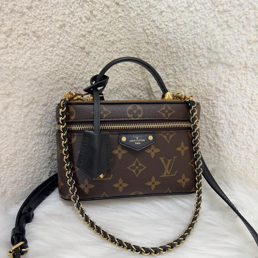 LV vanity 新款 窄版 拼色老花 化妆包 商品图0