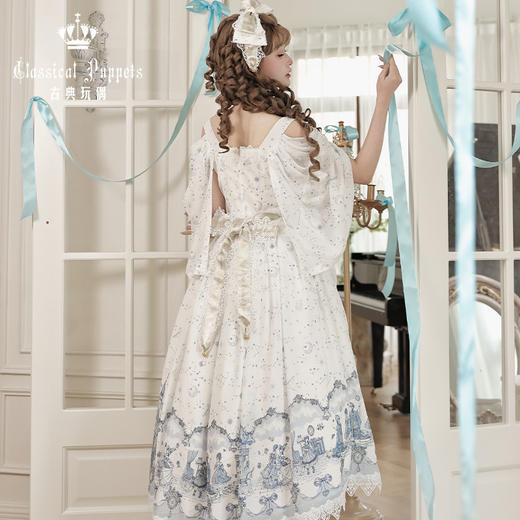 【全款预售】印花辛德瑞拉 雪纺版 古典玩偶 Lolita【2026年7月31日起发货】 商品图9