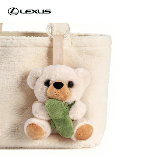 竹报平安小熊钥匙链(织唛) 商品图0